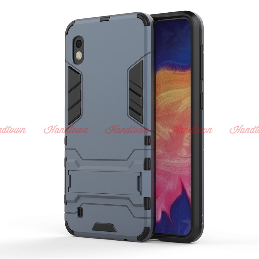 Ốp Lưng Cho Samsung Galaxy A10 IRON MAN Nhựa PC Cứng Viền Dẻo Chống Sốc