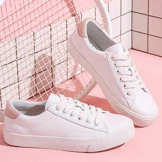 💓 Sẵn: 36 (1 đôi), 38 (1 đôi)💓  Giày Nữ Lạc Đà Cao Đẳng Gió Giày Đế Bệt Trắng Mỏng Camel [Sẵn hàng]