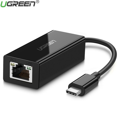 Cáp Chuyển USB Type C to Lan Gigabit 10/100/1000Mbps Ugreen 50307 - Hàng Chính Hãng