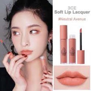 Son kem lì 3CE Velvet Lip Tint #New Nude - Cam nude