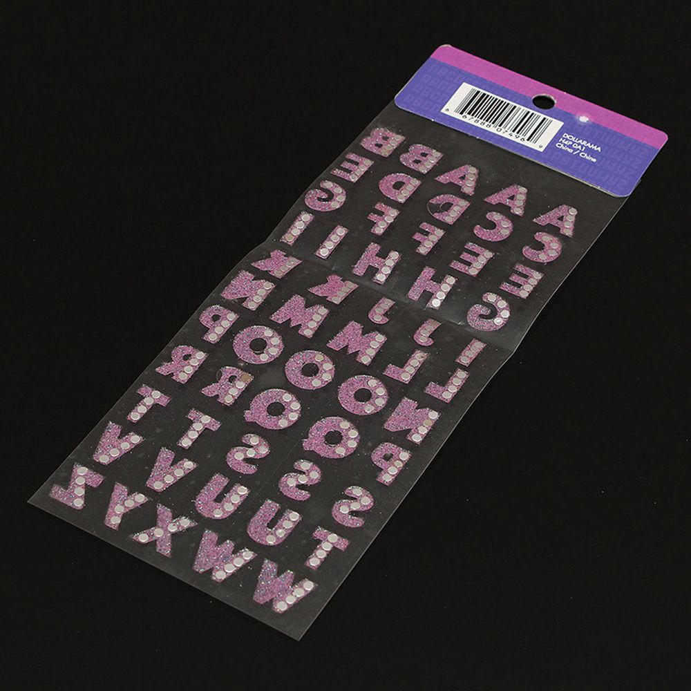Sticker trang trí hình chữ cái A-Z tự dính