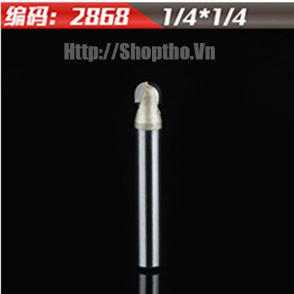 Mũi phay đánh rãnh tròn Tideway 1/4*1/4 (D=6.35mm)
