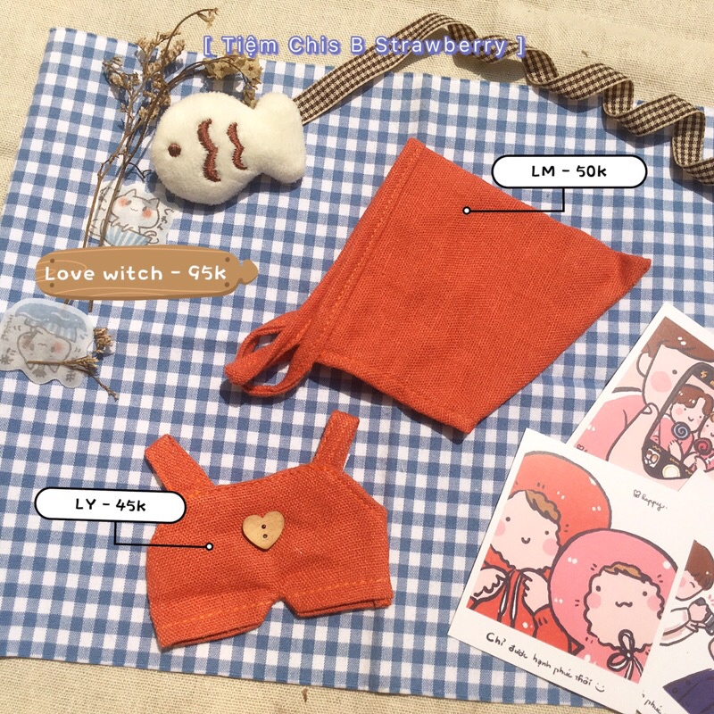 OUTFIT FOR DOLL - MŨ LEN TIM