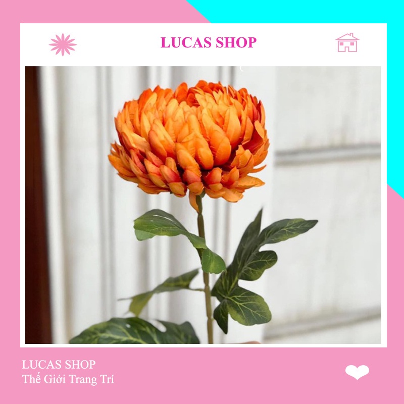 Hoa giả- hoa cúc đại đóa cao cấp trang trí nhà cửa, decor chụp ảnh Studio Bền, Đẹp, Tinh Tế