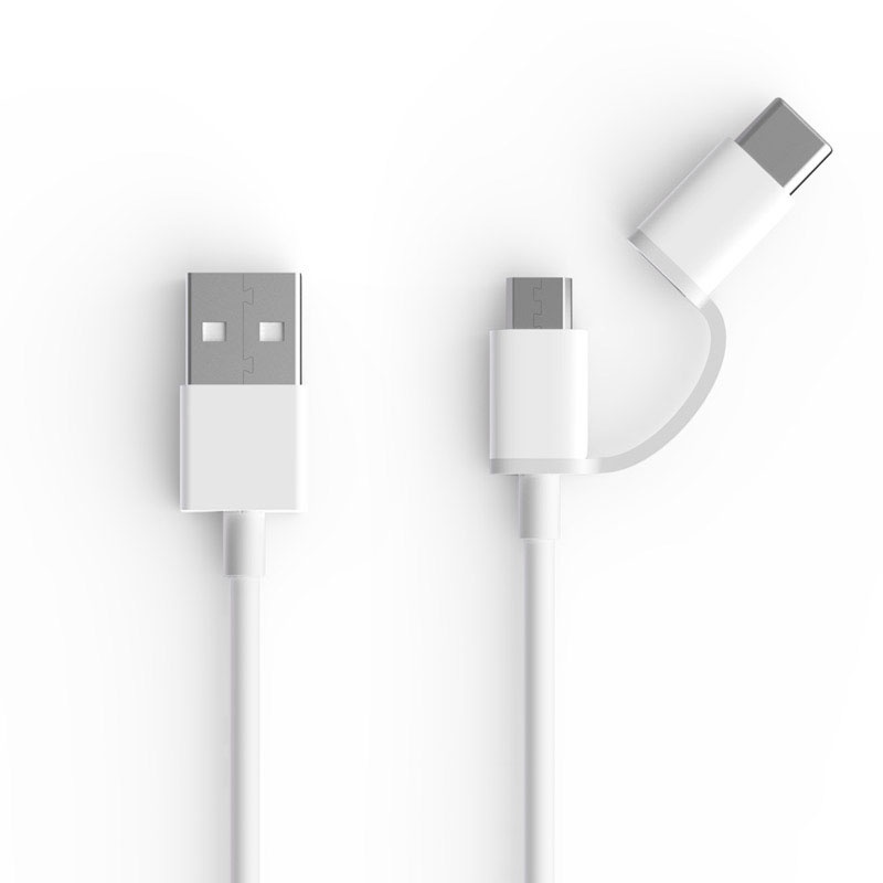 Cáp sạc đa năng 2 trong 1 USB Type-C và Micro USB ZMI