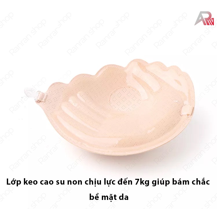 Dán Ngực  Mút Thông Hơi Đệm Bàn Tay Nâng Ngực Chính Hãng RANRAN