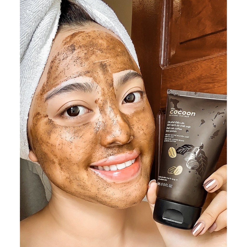 Kem Tẩy Da Chết Cho Da Mặt Cà Phê Đắk Lắk The Cocoon Dak Lak Coffee Face Polish 150ml