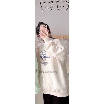 (HCM) ÁO KHOÁC NỈ HODDIES NỮ CỔ CHUI SIÊU CUTE HOTTREND CHO CÁC BẠN TRẺ KOKO MI FASHION
