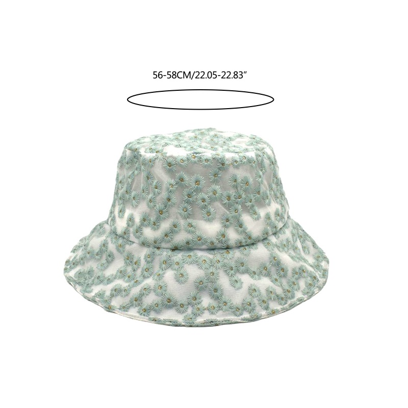 Nón Tai Bèo Mềm Chống Tia UV Phối Ren Hoa Xinh Xắn Thời Trang Mùa Hè Cho Nữ