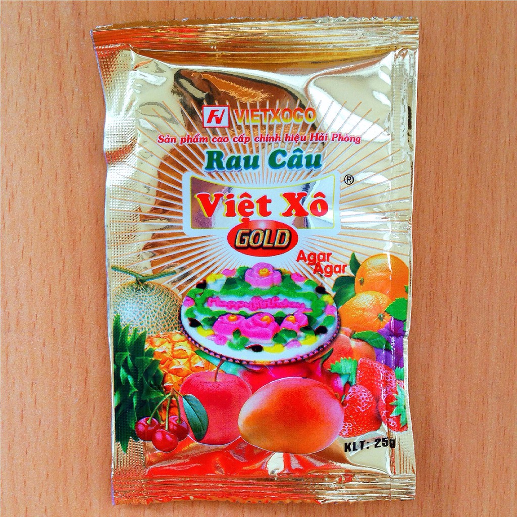 Bột rau câu Agar Việt Xô 25g - loại Gold đặc biệt - PC42