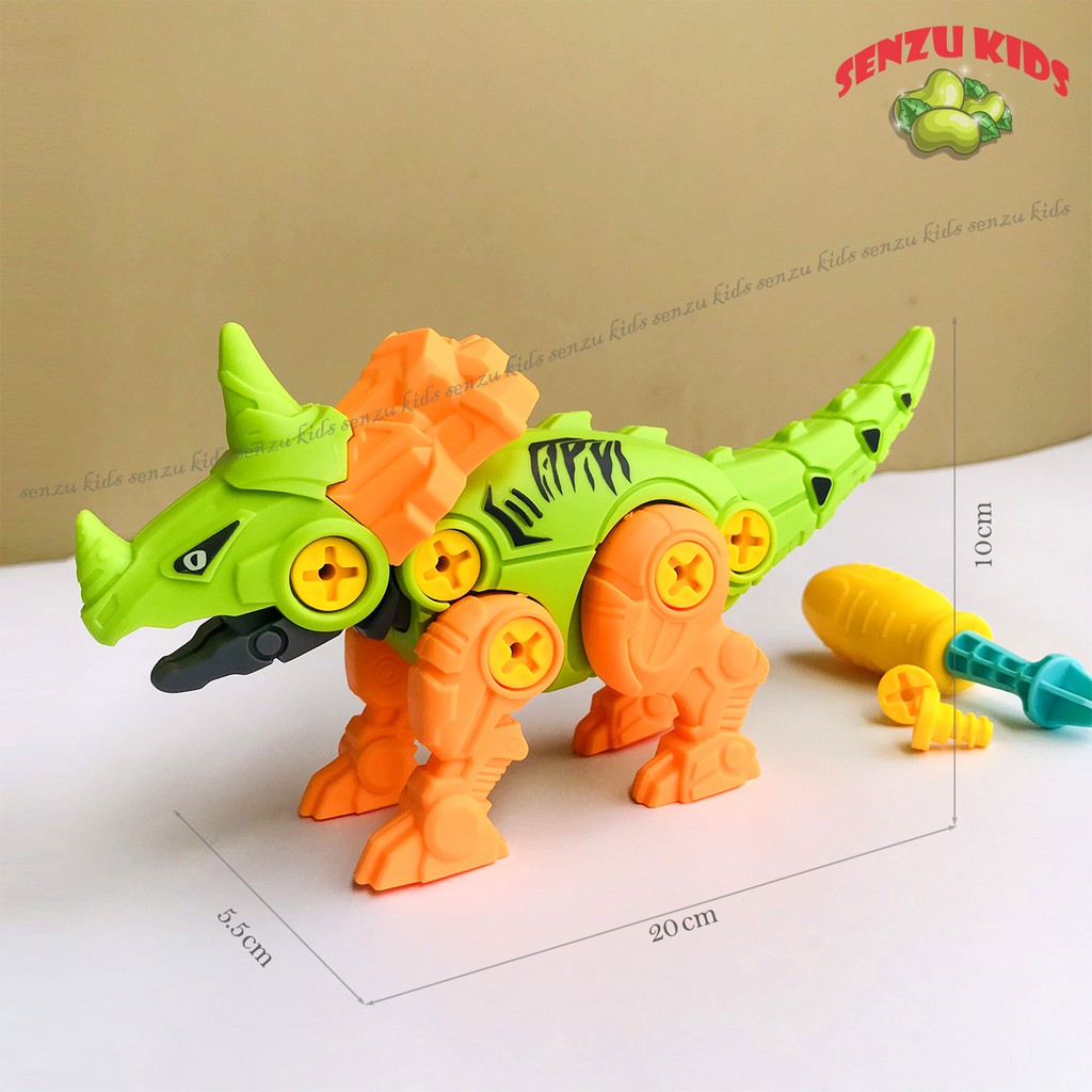 Đồ chơi khủng long lắp ráp SENZUKIDS đồ chơi thông minh giúp bé phát triển tư duy