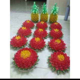 khóm và sen lộc chưng dịp tết