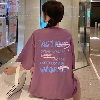 [Hàng cao cấp + mã giảm giá] Áo thun tay lỡ, áo thun oversize nam nữ unisex cá tính 3 màu hồng tím, đen, trắng