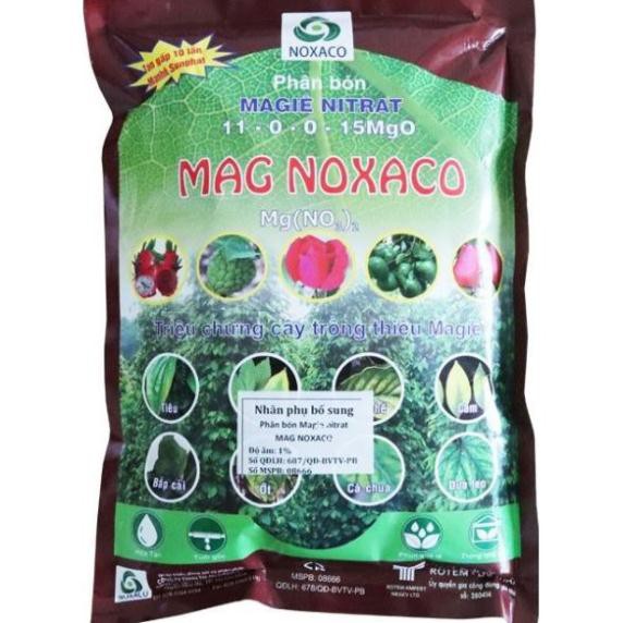 Phân bón MAGIÊ NITRAT 11-0-0-15MgO MAG NOXACO gói 1kg bổ sung đạm và Magie ( ma nhê ) dễ tiêu