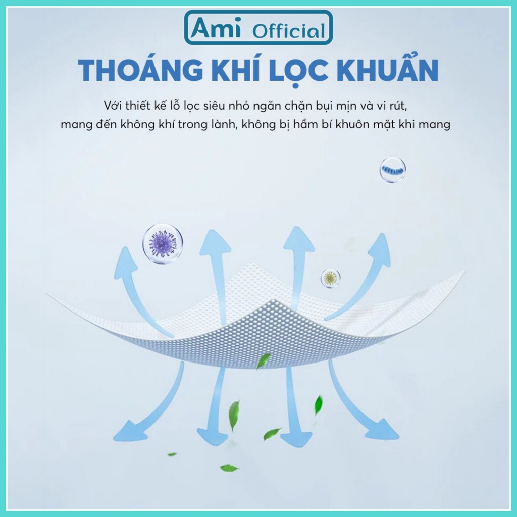 Thùng 300c khẩu trang kf94 4D , khẩu trang cá - Ami official