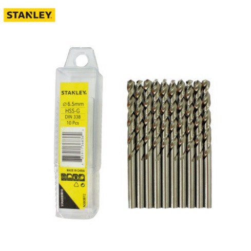 [CHÍNH HÃNG] Mũi khoan sắt 6.5MM HSS Stanley STA50089B10 , Chất Lượng, Giá Tốt Nhất, 1 Đổi 10 Nếu Phát Hiện Hàng Giả