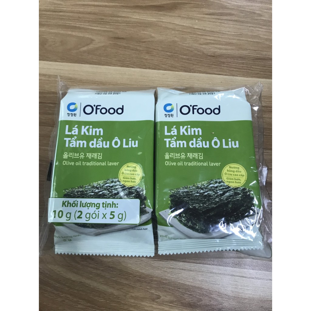Lá kim tẩm dầu ô liu O'food
