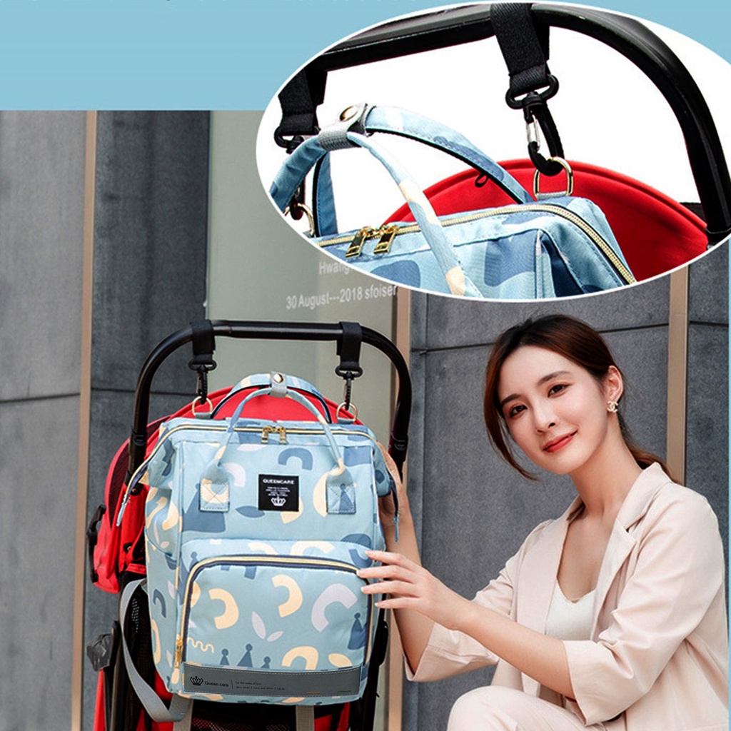 Balo Bỉm Sữa Cho Mẹ Và Bé (BL21), Túi Đựng Đồ Cho Bé Khi Ra Ngoài