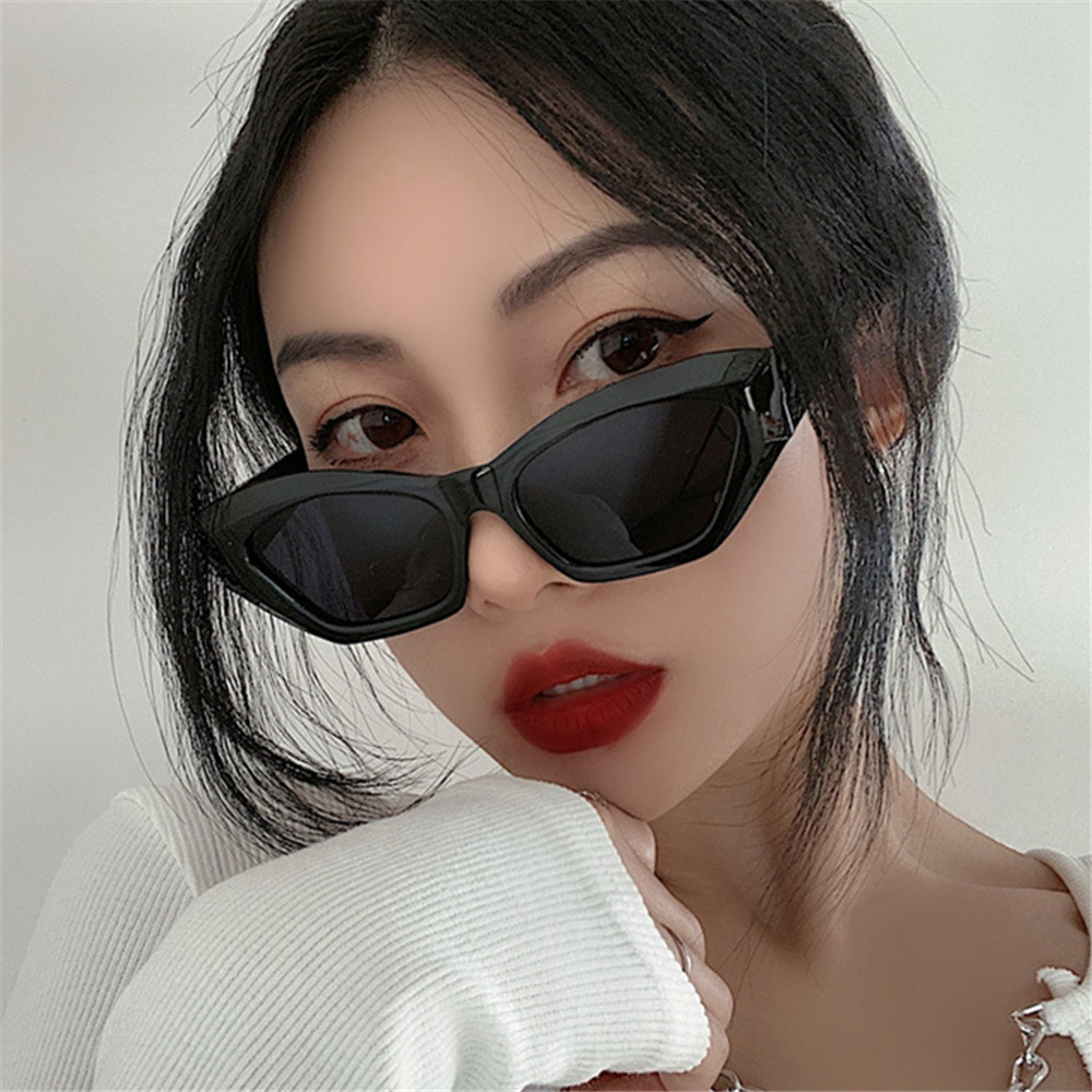 【COD】Kính Mát Thời Trang Hình Mắt Mèo Cá Tính