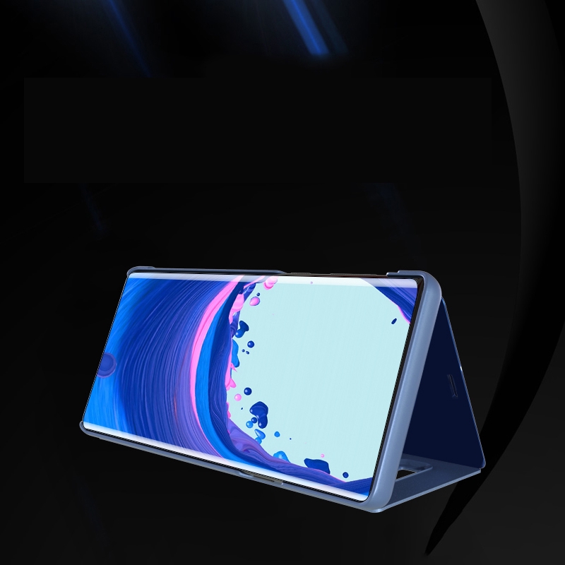 Bao Da Điện Thoại Nắp Gương Gập Thông Minh Sang Trọng Cho iPhone 11 Pro Max XS X 8 7 Plus