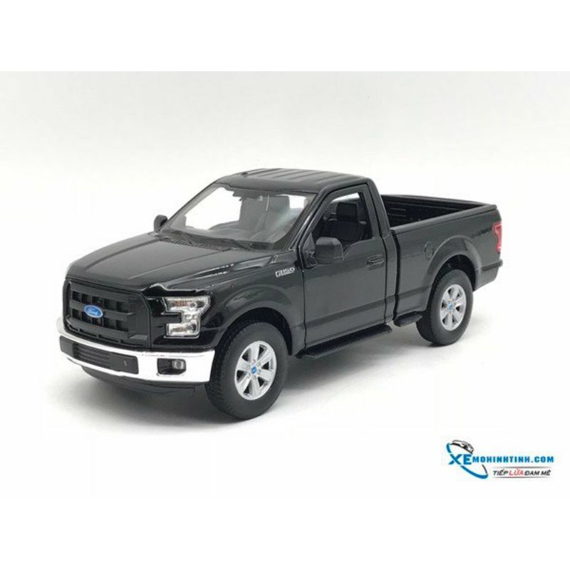 Xe Mô Hình Ford F-150 2015 1:24 Welly (Đen)