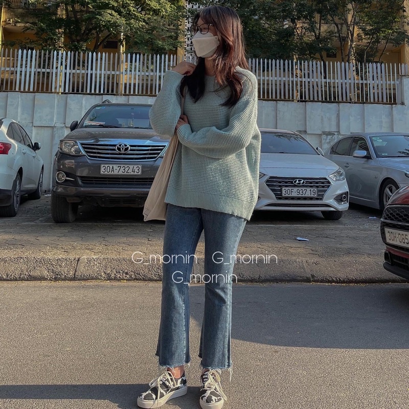 Quần jeans xanh loe QJ0110