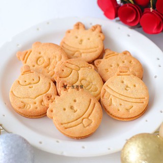 Khuôn Làm Bánh Quy Hình Tròn 3D Dễ Thương Xinh Xắn