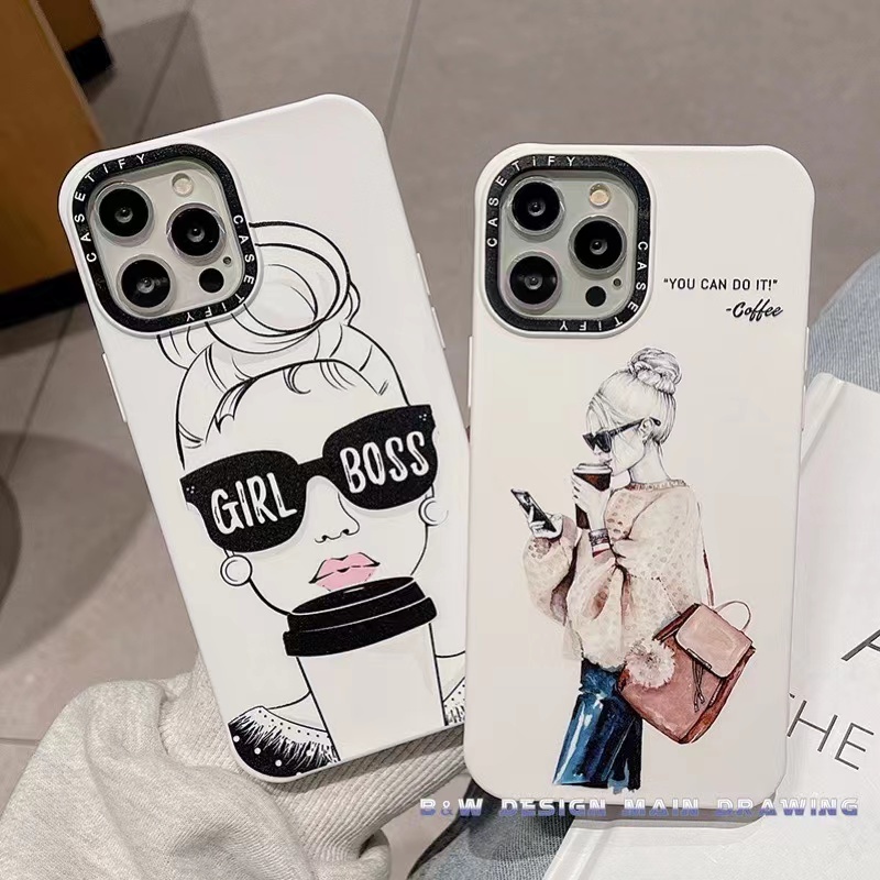 Ốp Điện Thoại Silicon Mềm Chống Sốc In Hình Chân Dung Nữ Nghệ Thuật Thời Trang Cho iPhone 14 13 12 11 Pro MAX 14Plus IX XS MAX XR