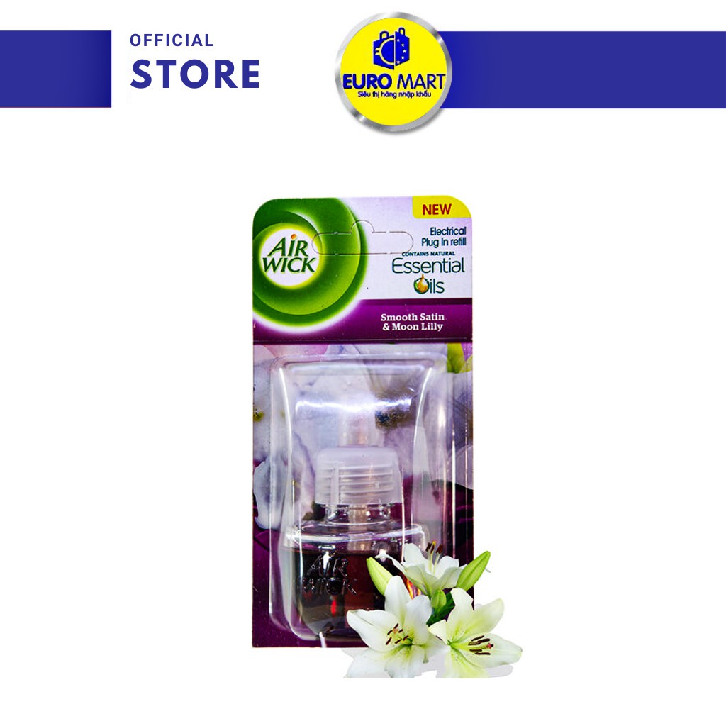 Tinh dầu thơm phòng Air Wick mùi lụa và hương hoa lily AirWick Lufterfrischer