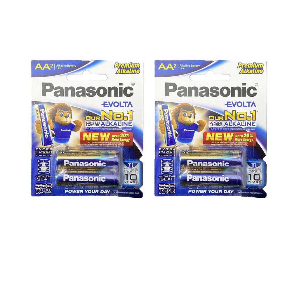 PIN PANASONIC AA ALKALINE EVOLTA LR6EG 2B VỈ 2 VIÊN.