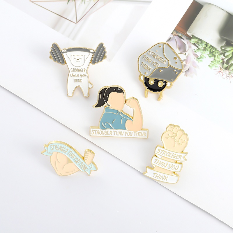 Ghim cài áo Qihe Jewelry họa tiết hoạt hình ngộ nghĩnh