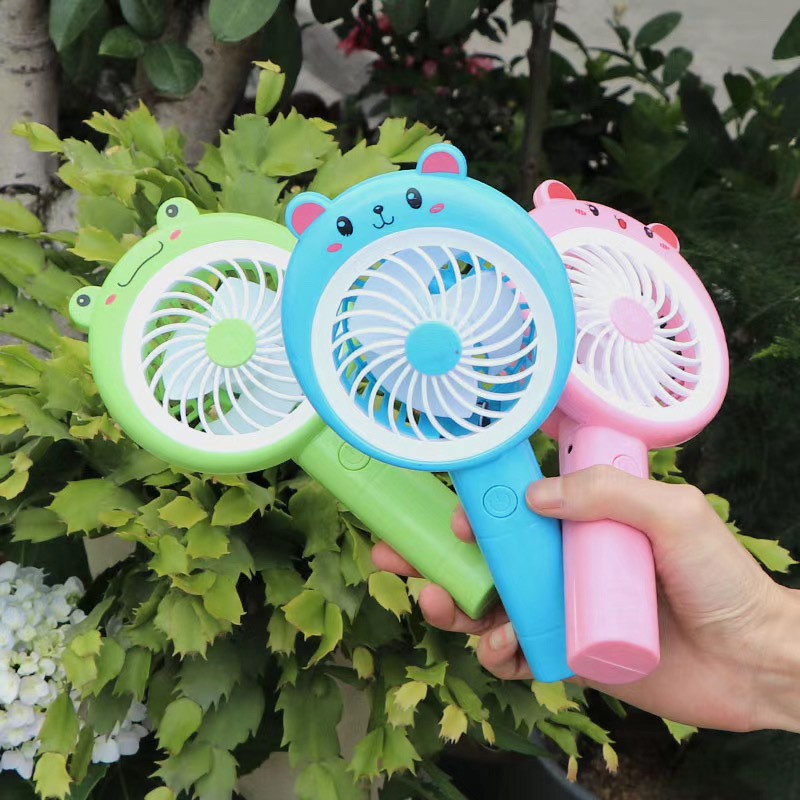 Quạt mini tích điện hình THÚ để bàn cho học sinh, quạt mini cho trẻ nhỏ - Duonghieu6789