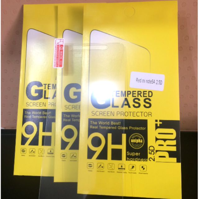 Kính cường lực Xiaomi redmi note 5a ( trong suốt)