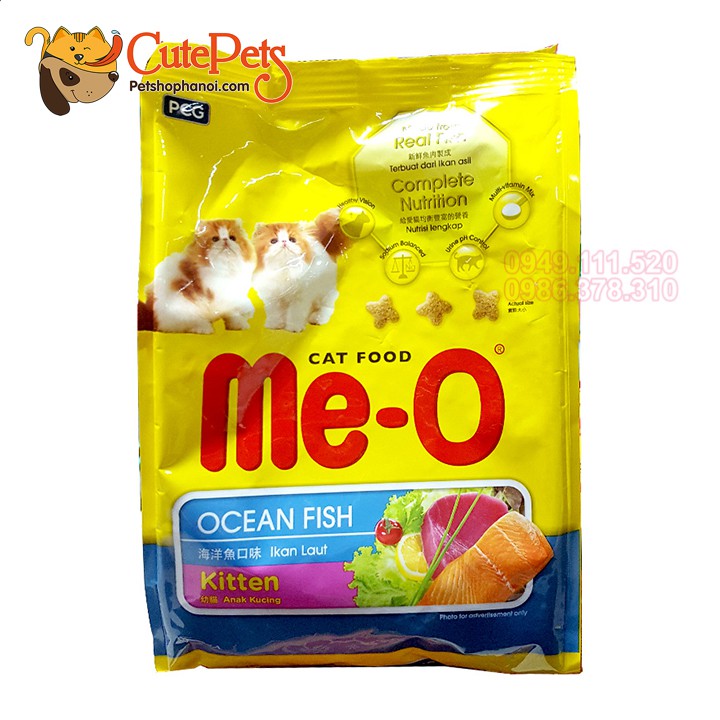 Thức Ăn Cho Mèo Con Me-O Kitten 1.1Kg - Vị Cá Biển - Cutepets Phụ kiện thú cưng Pet shop Hà Nội