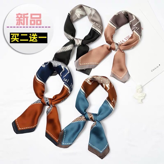 Khăn vuông con ngựa size 70x70