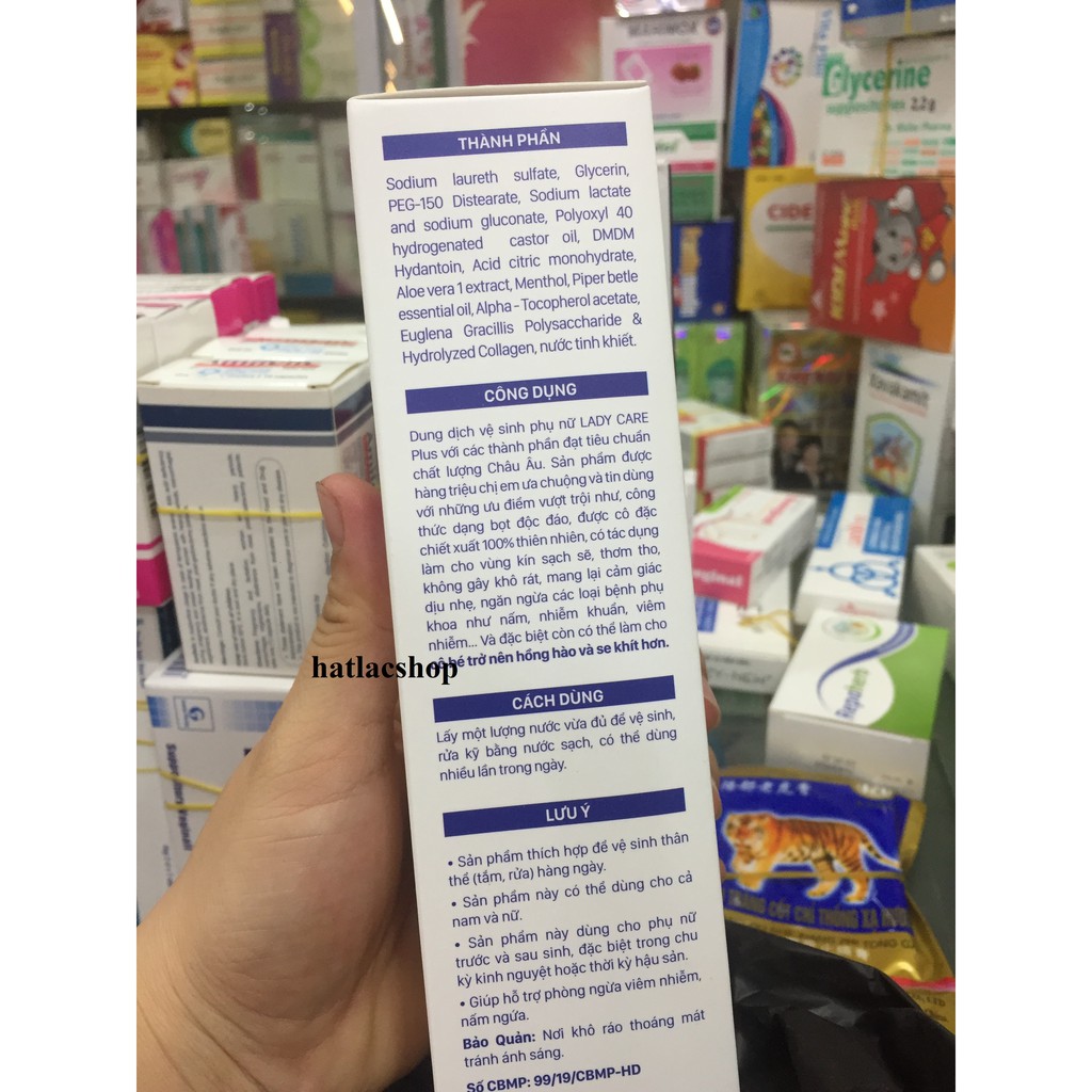 Dung dịch vệ sinh Lady care plus