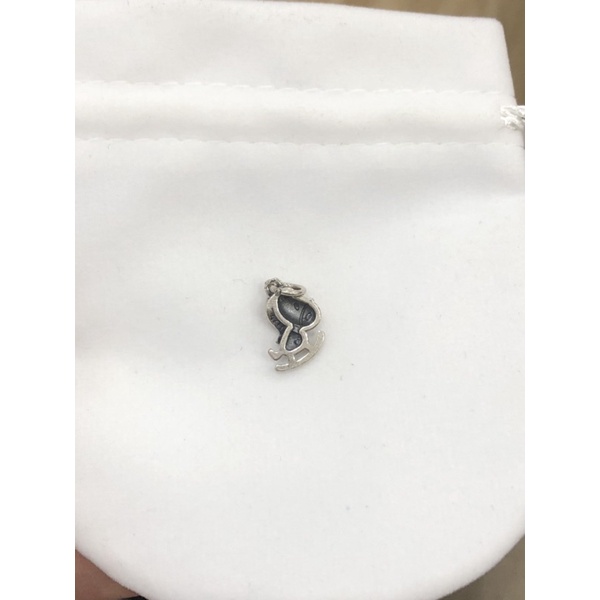 Charm bạc treo con giáp ngựa bạc 925