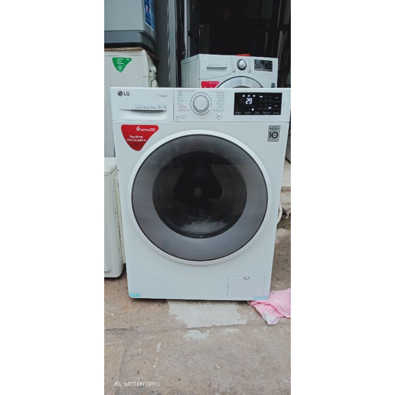 Máy giặt LG inverter 8kg hàng lướt qua sd mới 95%