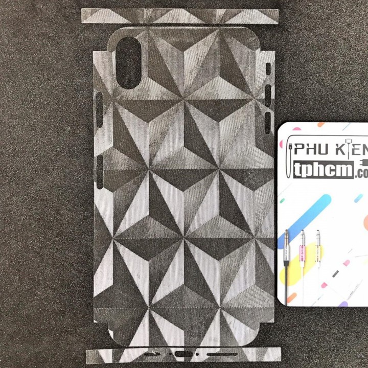 Dán mặt lưng Carbon 3D iPhone Xs Max