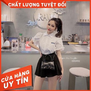 Áo sơ mi tay bồng tiểu thư