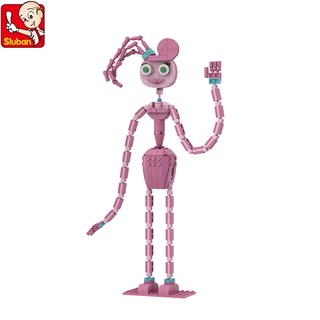 Đồ chơi xếp hình Huggy Wuggy poppy time SLUBAN 334 mảnh cho trẻ em