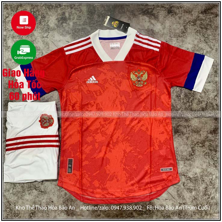 Áo Đá Banh Tuyển Nga Cao Cấp/ Freeship/ Bộ Quần Áo Bóng Đá Đội Tuyển Nga cao cấp bản thái 2020