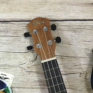 ẢNH THẬT - ĐÀN UKULELE SOPRANO ELVIS GỖ TRƠN