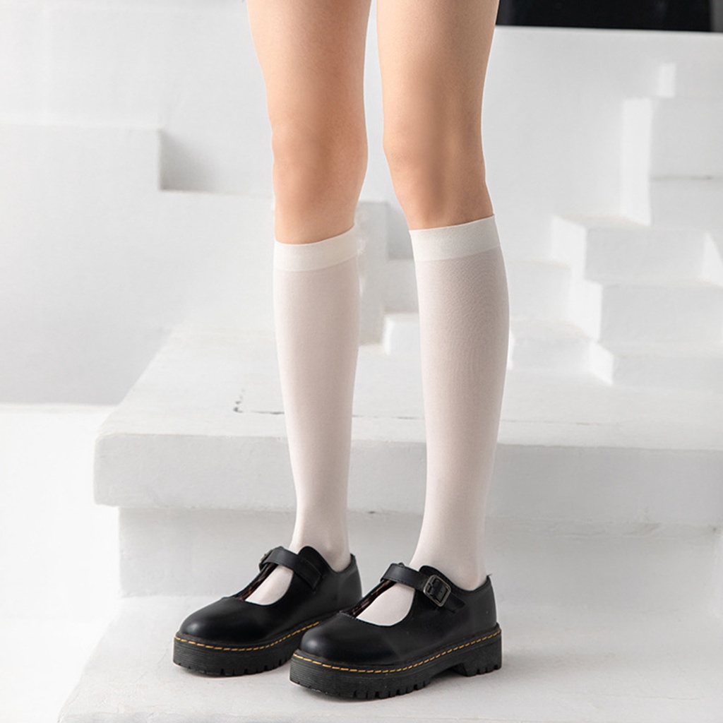 Vớ Nylon Cổ Cao Thấm Hút Mồ Hôi Tốt Thích Hợp Sử Dụng Hàng Ngày Cho Nữ