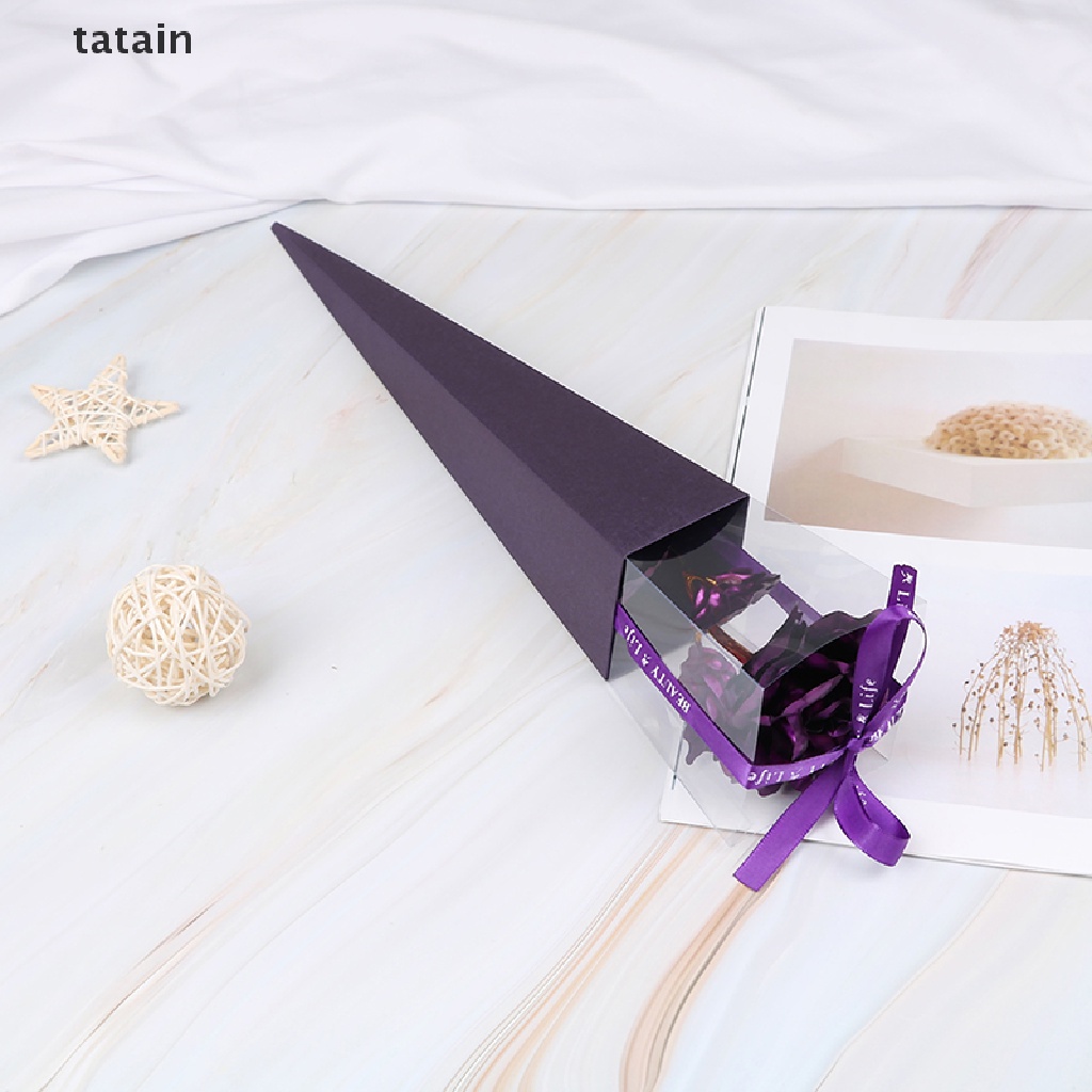 [TAT] 24k gold rose flower long stem golden dipped flower valentine's day lovers' gift CVX