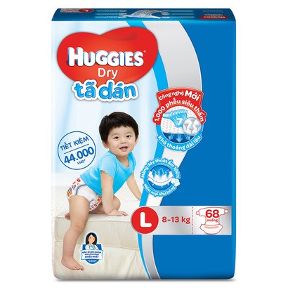 [HÀ NAM] TÃ BỈM HUGGIES DÁN M76/L68/XL62/XXL56