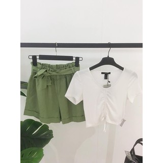 💢💢#ÁOCROPTOP RÚT DÂY (PVN4565)