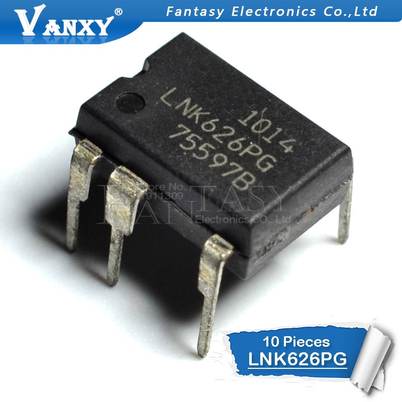 10pcs LNK626PG DIP-7 LNK626 DIP LNK626P DIP7 626PPG LNK626Pn
