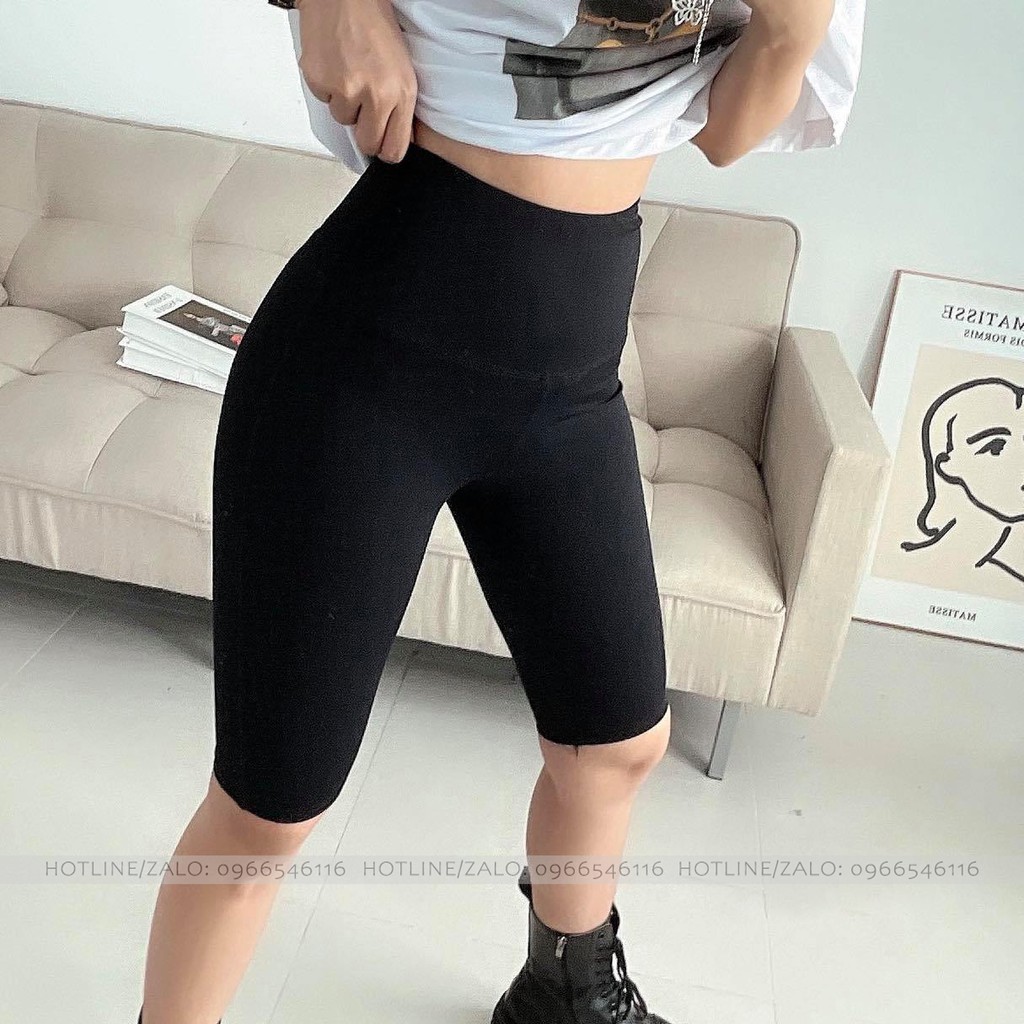 [GIÁ HỦY DIỆT] Quần Legging Ngố Nâng Mông Vải Dày Dặn Co Dãn Siêu Hack Dáng