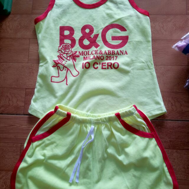 Bộ coton 4c bé trai